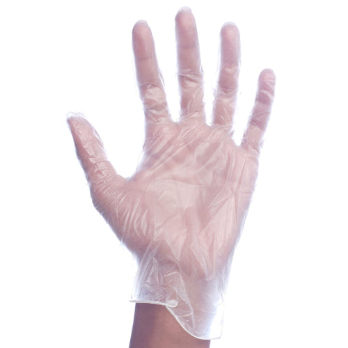 Cordova SYN-COR II Silver™ Vinyl Disposable Gloves Powder-Free (Large, White)