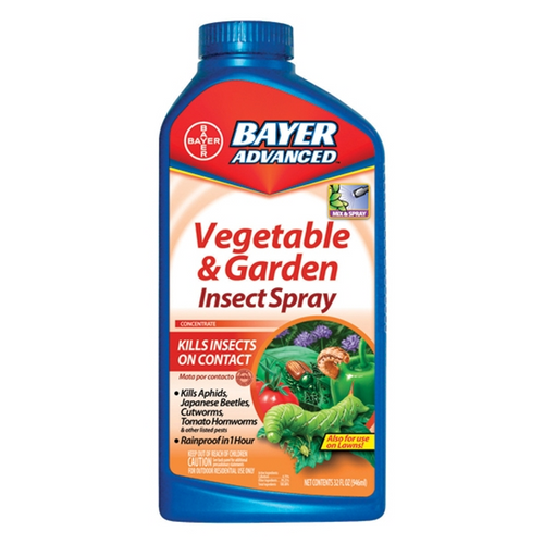 BAYER ADVANCED VEGETABLE & GARDEN INSECT SPRAY CONCENTRATE (32 oz)