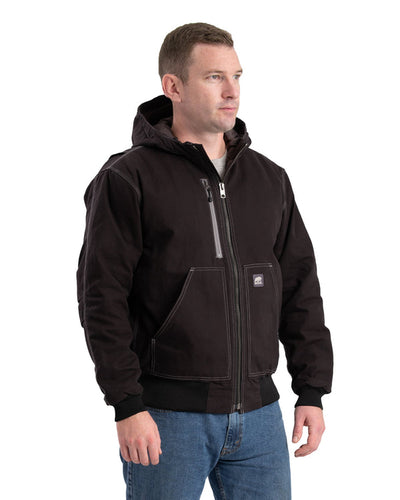 Berne Highland Duck Hooded Active Work Jacket