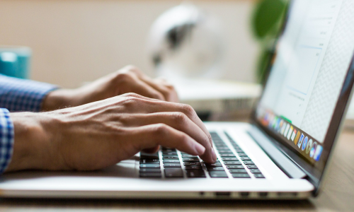 Man on laptop