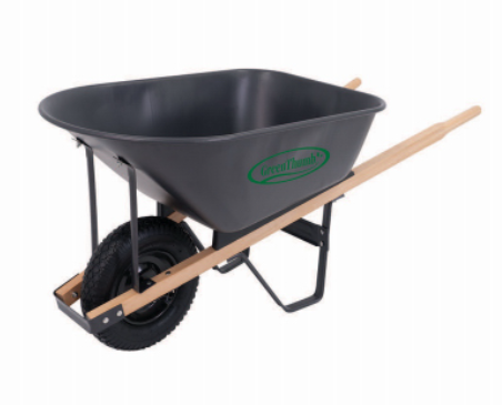 Green Thumb Steel Wheelbarrow (6-Cu. Ft.)