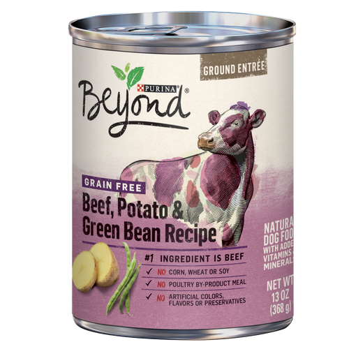 Purina Beyond Ground Entree Grain Free Beef, Potato and Green Bean Canned Dog Food
