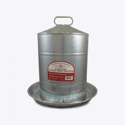 Harris Farms® 5 Gallon Double Wall Metal Drinker