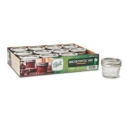 Ball® Ball® Quilted Crystal Jelly Jars & Lids, Regular Mouth