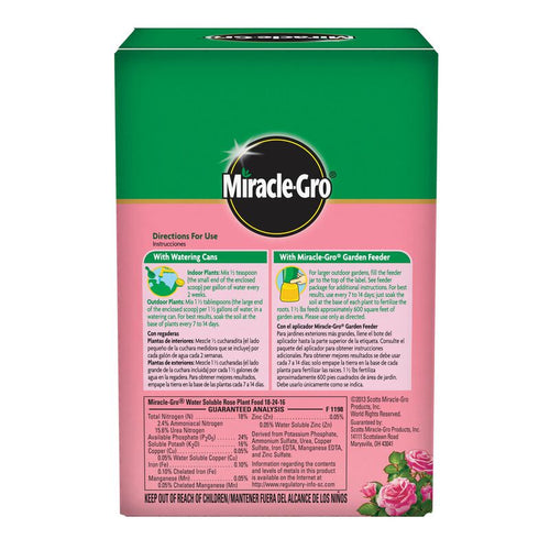 Miracle-Gro® Water Soluble Rose Plant Food