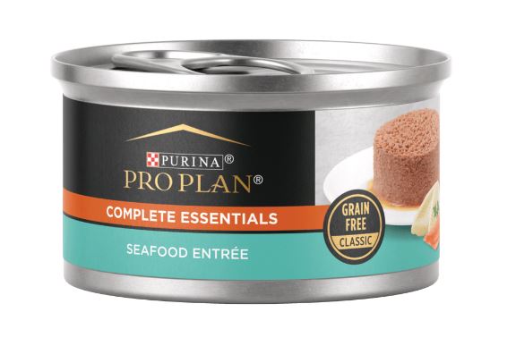 Purina Pro Plan Complete Essentials Seafood Entrée Classic Grain Free Wet Cat Food