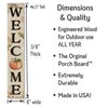 My Word Welcome Fall Pumpkin Porch Board