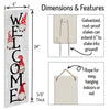 My Word Welcome With Gnomes Stand Out Sign Tall