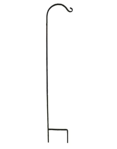 Panacea Hookery Wrought Iron Single Square Shepherd Hook