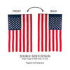 Evergreen American Garden Applique Flag
