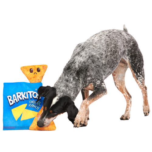 BARK Drool Ranch Chips Plush Enrichment + Multi-Part Dog Toy
