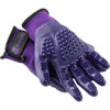 HandsOn Animal Grooming Gloves (Large - Purple)