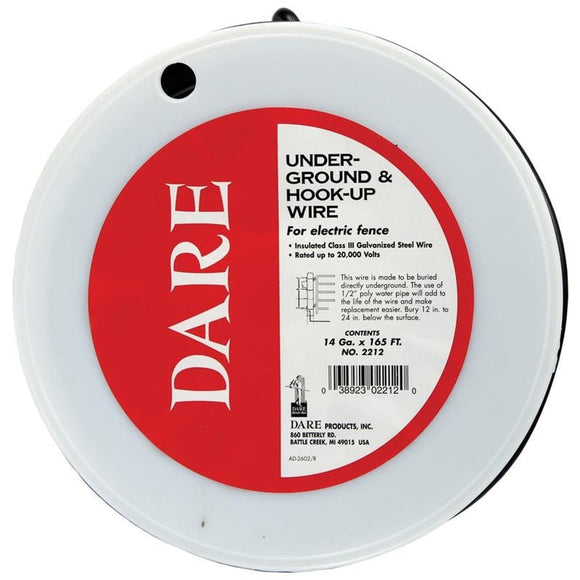 Dare Underground & Hook-Up Wire (14 GAUGE/165 FOOT, BLACK)