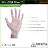 Cordova SYN-COR II Silver™ Vinyl Disposable Gloves Powder-Free (Large, White)