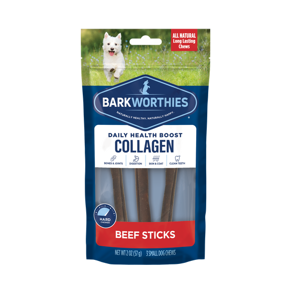 Barkworthies Collagen Beef Sticks for Dog