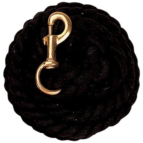 Weaver Leather Cotton Lead Rope With Brass Plated 225 Snap (5/8 x 10')