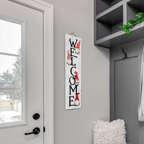 My Word Welcome With Gnomes Stand Out Sign Tall
