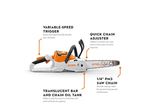 STIHL MSA 70 C-B Cordless Chainsaw Kit