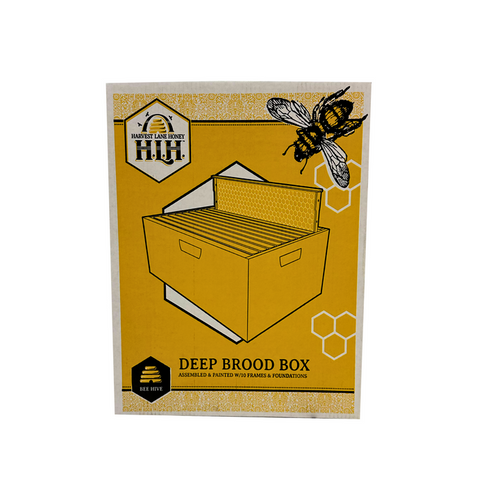 Harvest Lane Honey Deep Box Combo Painted & Assembled 8 or 10 Frame