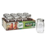 Ball® Mason Jars & Lids, Regular Mouth 16 oz Pint