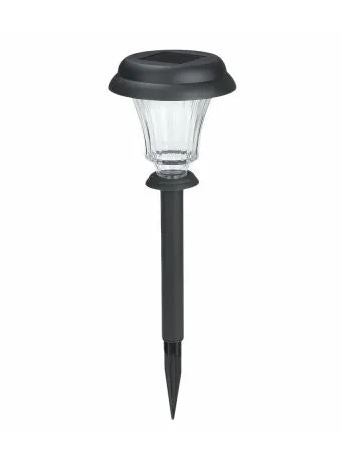 Four Seasons Courtyard Solar Path Lights (Set of 8, Black)