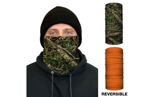 John Boy Thermal Face Guard (Camo and Orange Pattern)