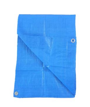 Kaps Tex KT-LT0608B BLU LD Poly Tarp (6' x 8', Light Blue)