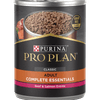 Purina Pro Plan Complete Essentials Grain Free Entrée Classic Beef & Salmon Entrée Wet Dog Food (13 oz)