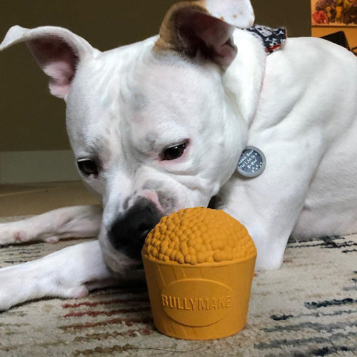 Bullymake Popcorn Bucket Dog Toy