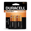 Duracell Coppertop 9V Alkaline Batteries