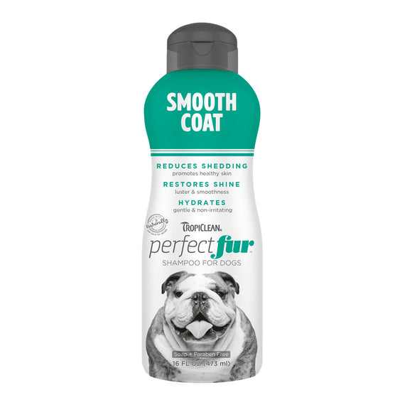 TropiClean Perfect Fur Smooth Coat Shampoo for Dogs