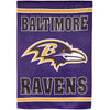 Baltimore Ravens Double-Sided Embossed Suede House Flag (28 x 44)