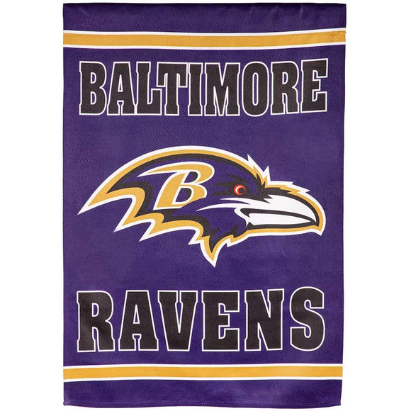 Baltimore Ravens Double-Sided Embossed Suede House Flag (28